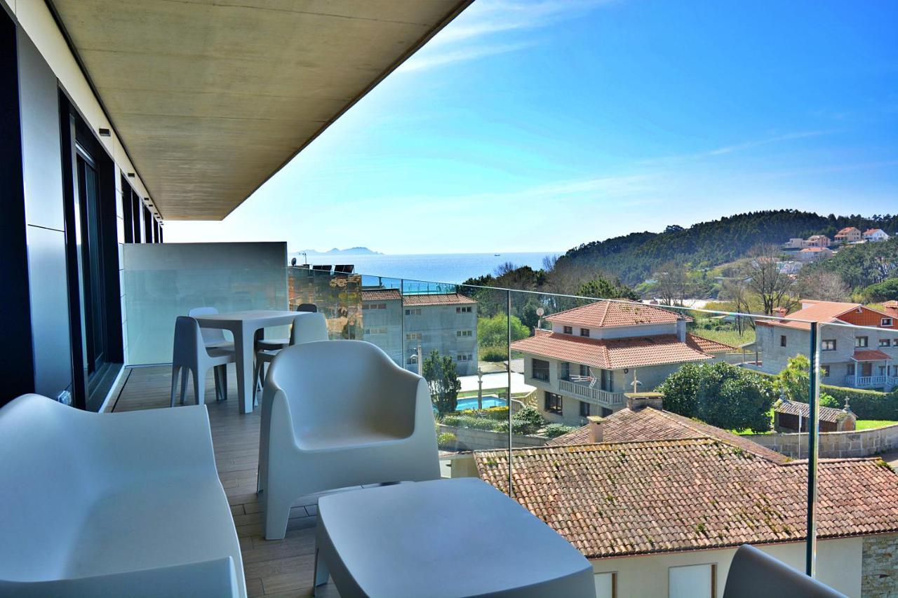 Precioso Apartamento Con Piscina En Sanxenxo Exterior foto